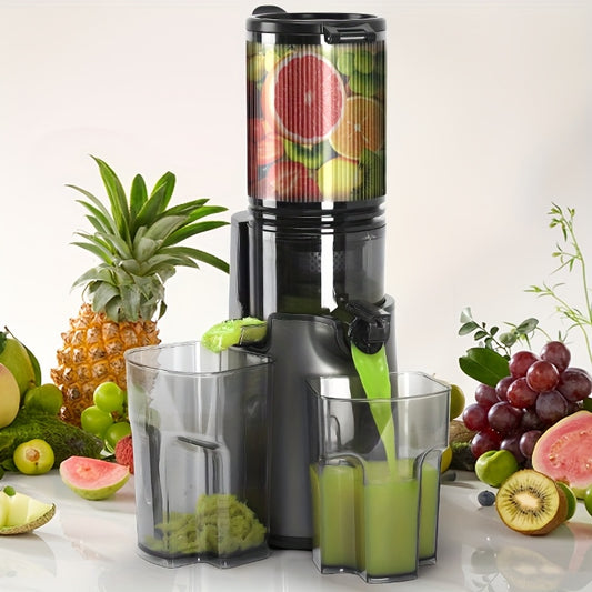 Cold Press Juicer Masticating Juicer With Wide Feed Chute 350w Slow Juicer Ideal For Whole Fruits And Vegetables High Juice