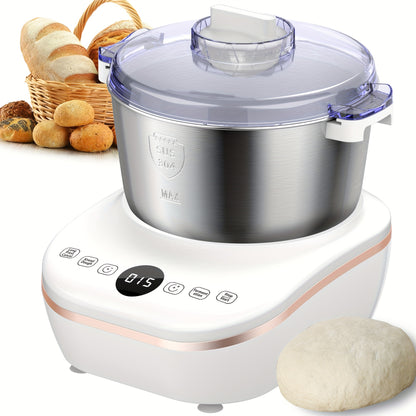 7L(7.3QT)Electric Dough Mixer with Ferment Function, Bread Maker Machine, Dough Maker Machine with 304 Stainless Steel Bowl
