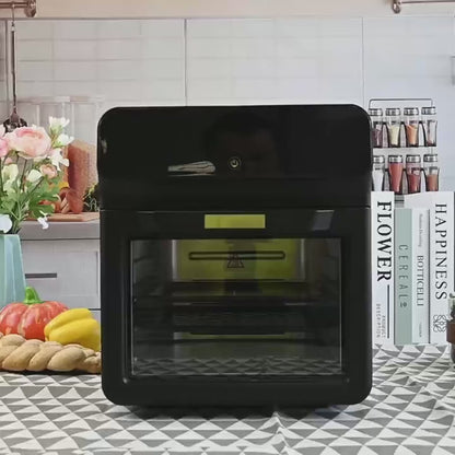 12QT Air Fryer Convection Oven with 12-in-1 Multi Function, Visible Window, Touchscreen, Healthy Choice, Oil-Free, Non-Stick Basket, Easy to Clean
